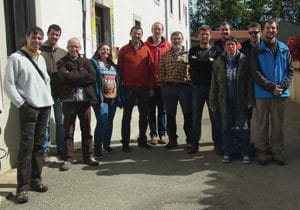 Figure 5. Participants of the 1st ClimTree meeting at Espezel (Pays de Sault, France)