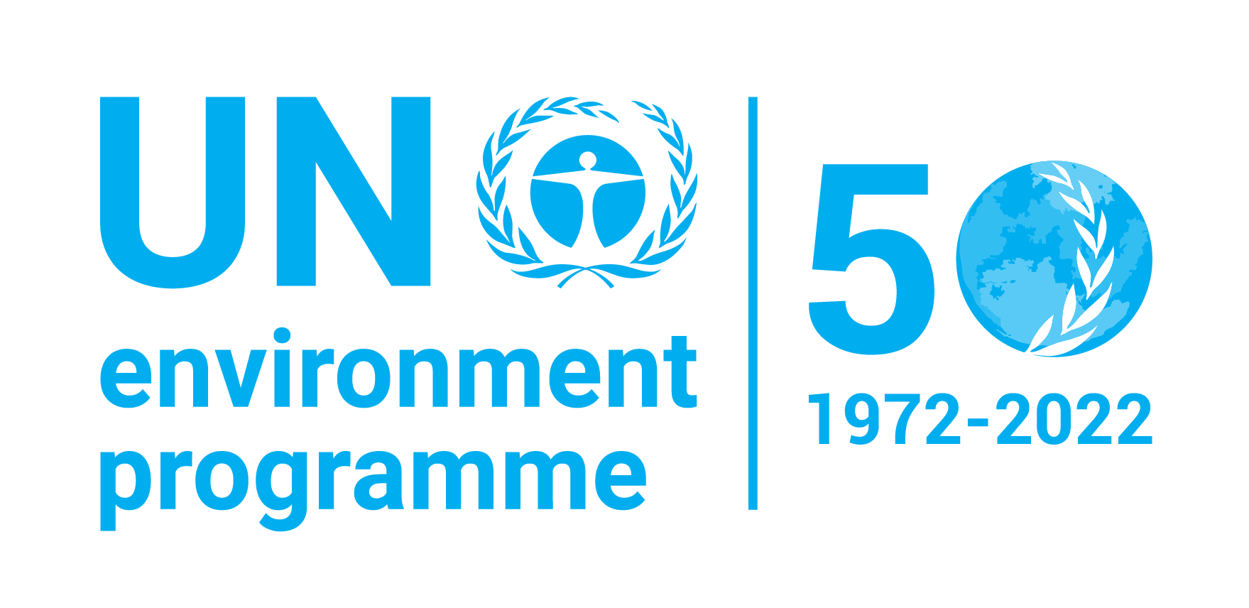 UNEP 50 Logo Blue Eng RGB