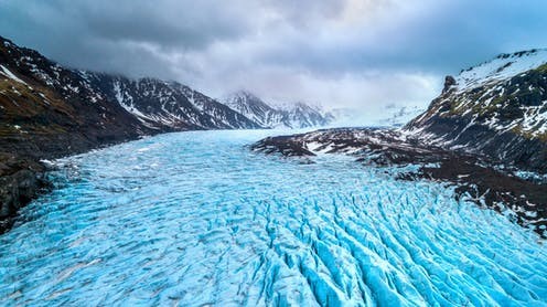 Glaciers create breathtaking landscapes