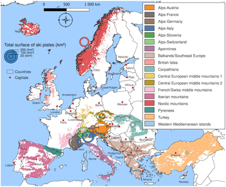 How Climate Change Will Hit Snow Levels Across Europe’s Ski Resorts ...