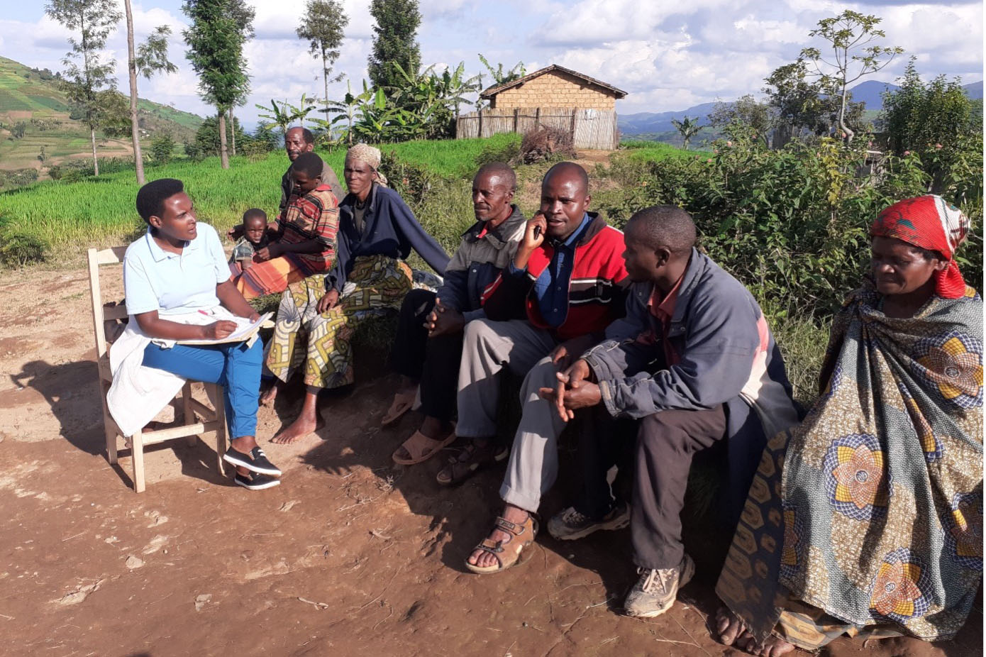 Interview with alumni at RWEGURA
